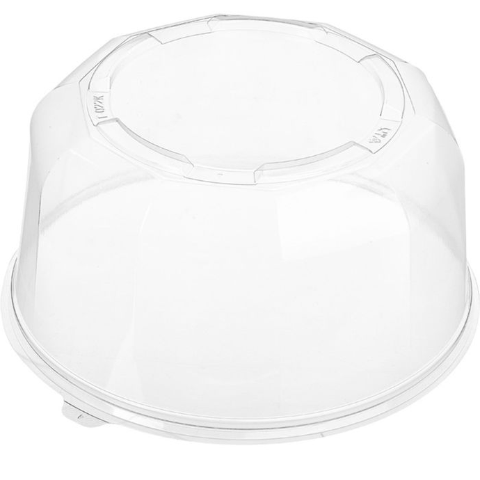 Крышка к контейнеру Т-022К, круглая, прозрачная, 23,3*23,3*10,7 см/1000мл (132шт/кор.)