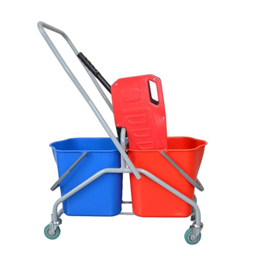 Тележка уборочная 2*20 л. с отжимом, лоток не входит