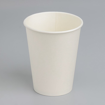 Стакан бумажный 350мл  белые 50 /1000 (крышка 9142)
