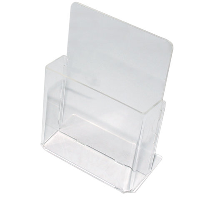 Подставка настольная для рекламных материалов МФ (115х32 мм) для узких буклетов, №106