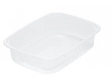 Контейнер  Каштан прямоуг. 125 мл 108*82*27 мм прозрачный 50\1000 шт\кор (крышка 8613)