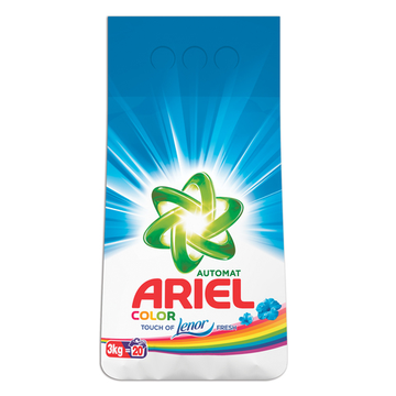 Стиральный порошок-автомат 3 кг, ARIEL (Ариэль) Color "Ленор Эффект"