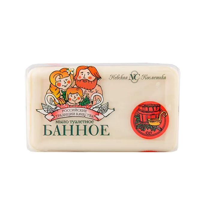 Мыло туалетное "Банное" 140 гр.12*48