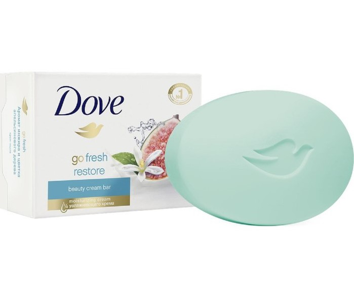 DOVE мыло-крем Инжир/цветы апельсина 100г/48