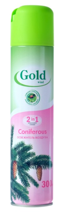 Освежитель воздуха GOLD WIND 300 мл Wind Coniferous