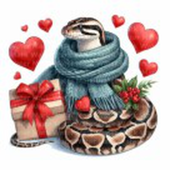 Салфетки бумажные декоративные 20л, Bouquet Home Collection Classic, 3хсл., "Новогодний питон с под