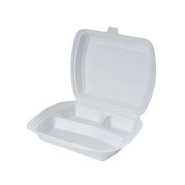 Ланч-бокс ВПС 248х204х60 3-секц БЕЛЫЙ