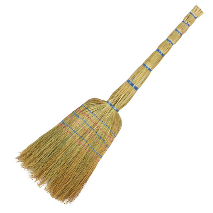 Веник Сорго 6-ти прошивной Любаша Премиум, ш.метелки 30-35см.дл.79см