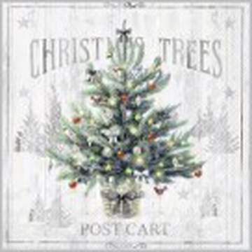 Салфетки бумажные декоративные Art Bouquet 33*33, 3хсл, 20л. "Рождественское дерево"/12