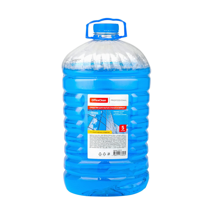 Средство для мытья стекол и зеркал OfficeClean Professional Блеск с нашат.спиртом 5л
