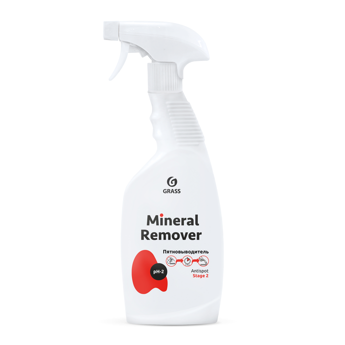 Пятновыводитель GRASS Mineral Remover кислотный триггер, 600 мл/вл.12, 125615