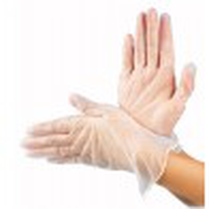 Перчатки виниловые неопудрен XL(100шт/упак) Paclan