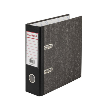 Папка-регистратор МАЛЫЙ ФОРМАТ (148*210мм) А5, 70мм, вертик., двухст.мрамор