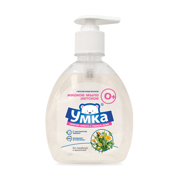 Умка  Жидкое мыло гипоал.детское с экстр.ЧЕРЕДЫ  д/младенцев 300 мл *6*24