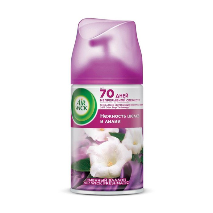 Аирвик набор АВТОМАТ Освеж. Нежность шелка и лилии 250мл / 2*4/48/192