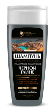 Шампунь 270мл Камчатской Вулканической Черной глине РИКЗ