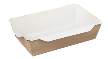 Контейнер бумажный салатник 500 мл без крышки (крышка 15159)