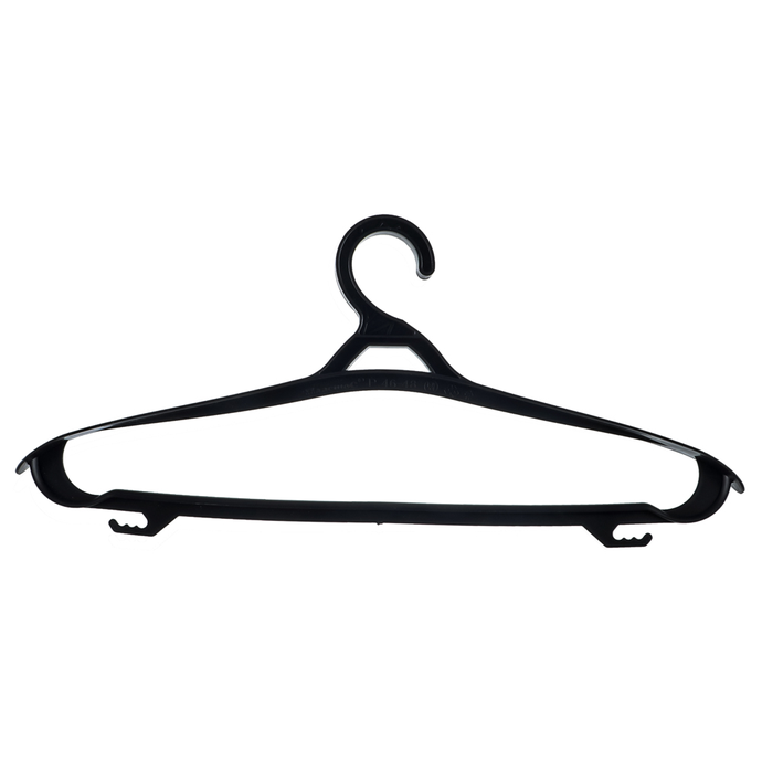 Вешалка для одежды, пластик, р.46-48, черная