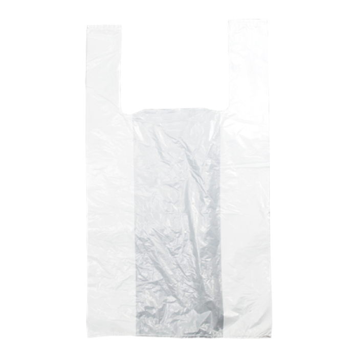 Пакет Майка 29+15*55 см 13 мкм белая (100 шт)