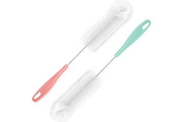 Ершик для мытья бутылок, шир. 5см, дл. 43см с ручкой, пластиковый