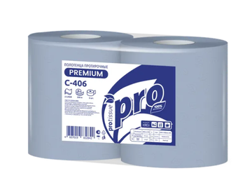 Бумага протирочная Protissue1000 листов, 350 метров 33*35 / синий С406