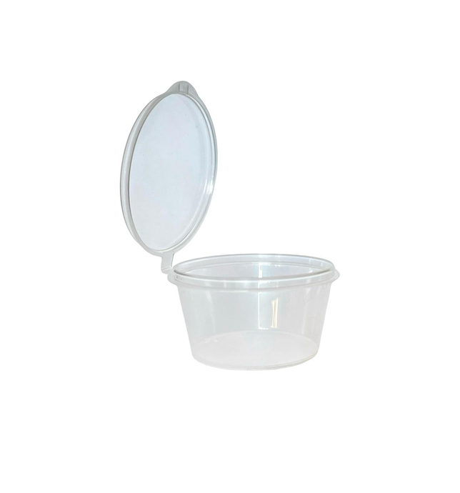 Соусник с накидной крышкой ЭКОНОМ, 47 мл (1200шт/кор) (100шт/уп) (цвет прозрачный)