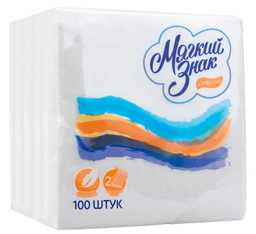 Салфетки Ь "Deluxe" 2-сл. 100 л./вл.40 С50