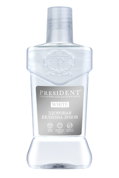 Ополаскиватель для полости рта PRESIDENT White 250 мл