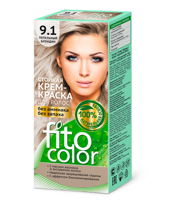 Кр-краска FITOCOLOR 9.1 Пепельн.блондин