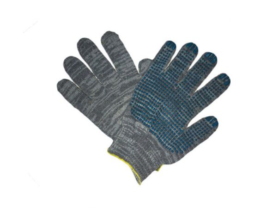 Перчатки 10 класс (5) с ПВХ графит