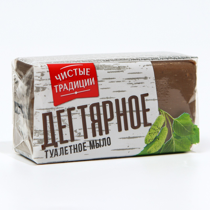 Мыло ДЕГТЯРНОЕ Чистые традиции 140 г в п/п плёнке    *12*84*