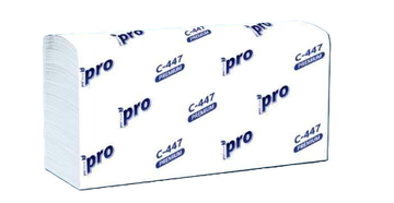 Полотенца бумажные листовые "Protissue", W сложения, 2 слоя,150 листов(320*215) мм , арт.С447