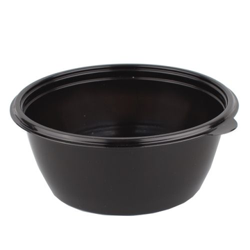 Контейнер круглый 375 мл д 144 мм, без крышки, черный ПП *300 (крышка 24-8623)