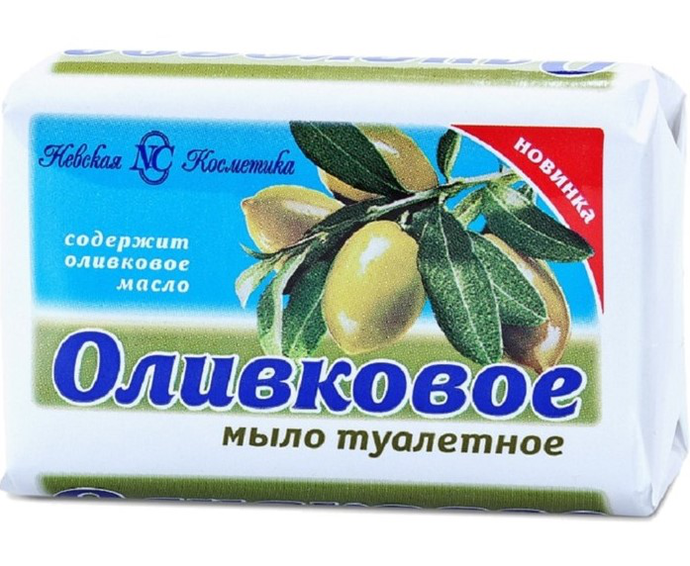 Мыло туалетное "Оливковое" 90г/72