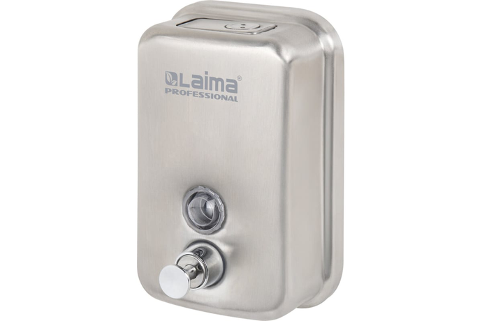 Дозатор для жидкого мыла LAIMA PROFESSIONAL INOX (гарантия 3 года),0,5 л,нержавеющая сталь,матовый