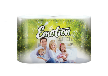 Туалетная бумага Мягкий знак Emotion 3-сл. 6 рул./вл.12 С107