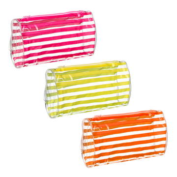 ЮL Косметичка банная "Полоски", ПВХ, 22*12,5*5,5см 3-6 цветов