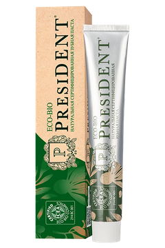 Зубная паста PRESIDENT Eco-Bio 75 г