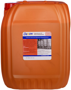 Дезон E202, 22,0 кг.(19,5 л.) Средство для CIP-мойки оборудования, кислотное непенное(ортофосфорная)