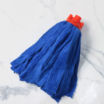 Насадка для швабры ленточная полоски, микрофибра 200гр., цвет МИКС