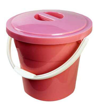Ведро пластмассовое ЕВРО12 л. с крышкой, прочное ИЖЕВСК