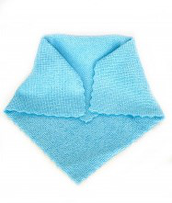 Салфетка из микрофибры 29х29 Ultra 180 пл голубая КП