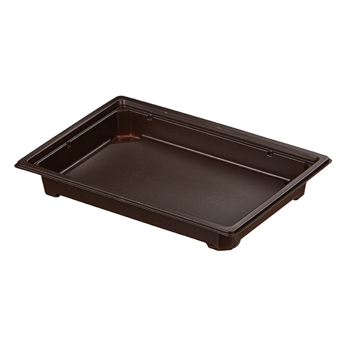 Контейнер для суши С-25 (Т) черный, (крышка 10030)