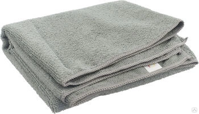 Тряпка для пола 80*100 микрофибра, пл. 250 серая