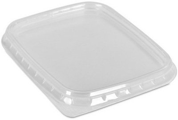 Крышка для контейнера 108*82 мм прозрачная ПП*100\1000 (контейнер 8614)