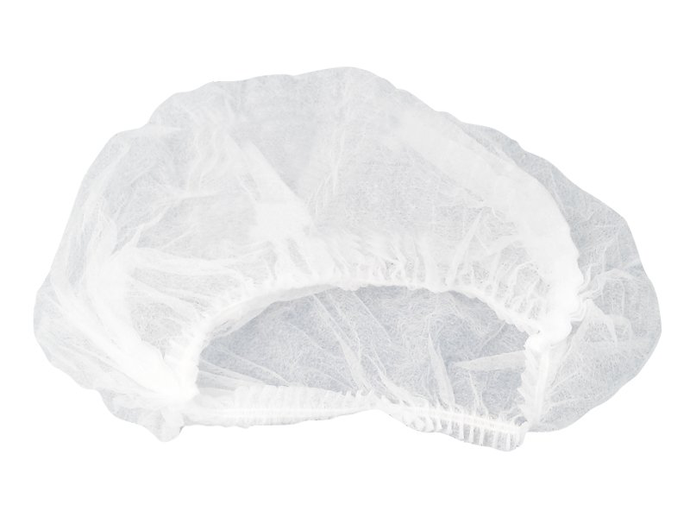 Шапочка шелк-флис белая*100/1000