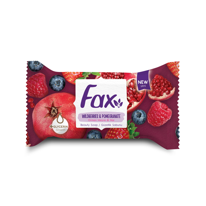 ФАКС  Туалетн. мыло Лесная Ягода/Гранат  75 гр. 6*72