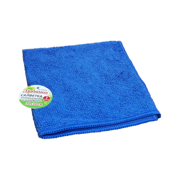 Салфетка универсальная, микрофибра, 30х30 см, синяя Любаша