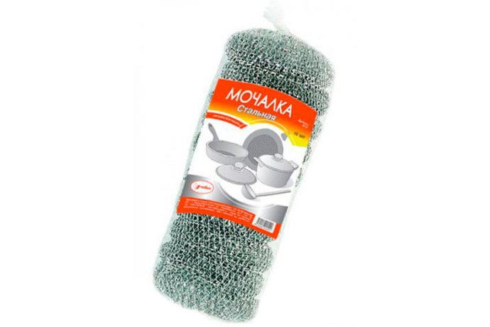 Мочалка металлическая  для посуды, 150гр