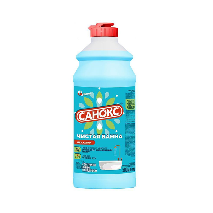 САНОКС Чистая Ванна  ср-во для сантехники  500мл. *15*/1155